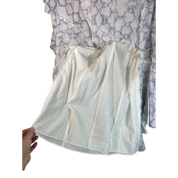 Rebecca Taylor Snake Skin Cotton Fit And Flounce Summer Sundress Size‎ 4 - Picture 8 of 12